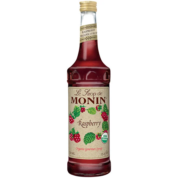 Monin Organic Raspberry Syrup 750 ml